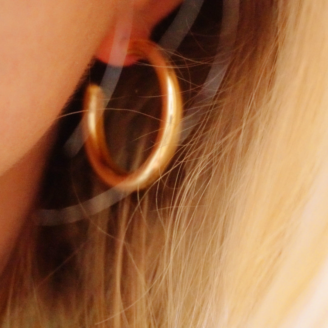 Vintage Gold Hoops (Large)