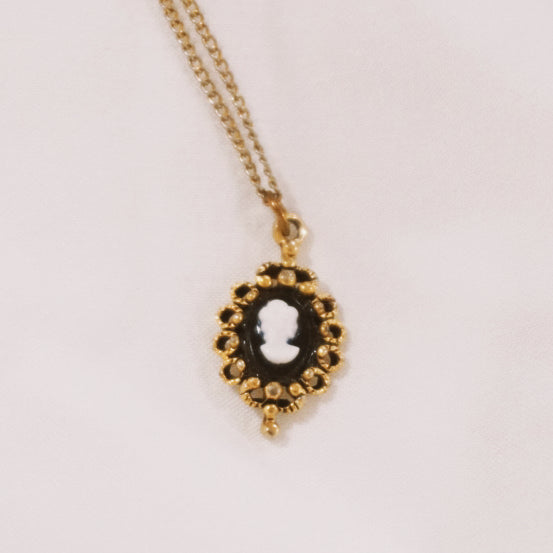 Vintage Victorian Silhouette Necklace