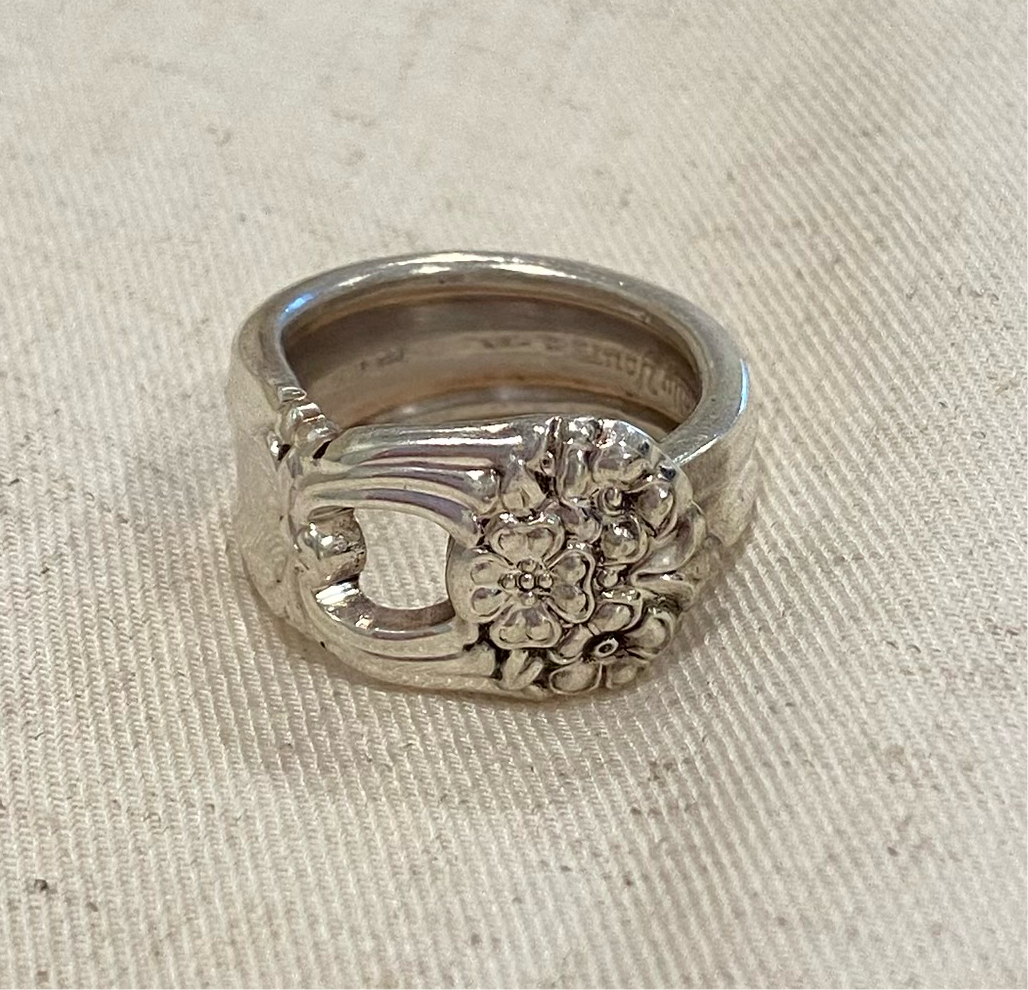 “Eternally Yours” Spoon Ring