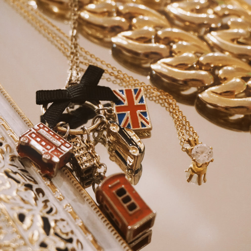 Vintage U.K. Charm Necklace