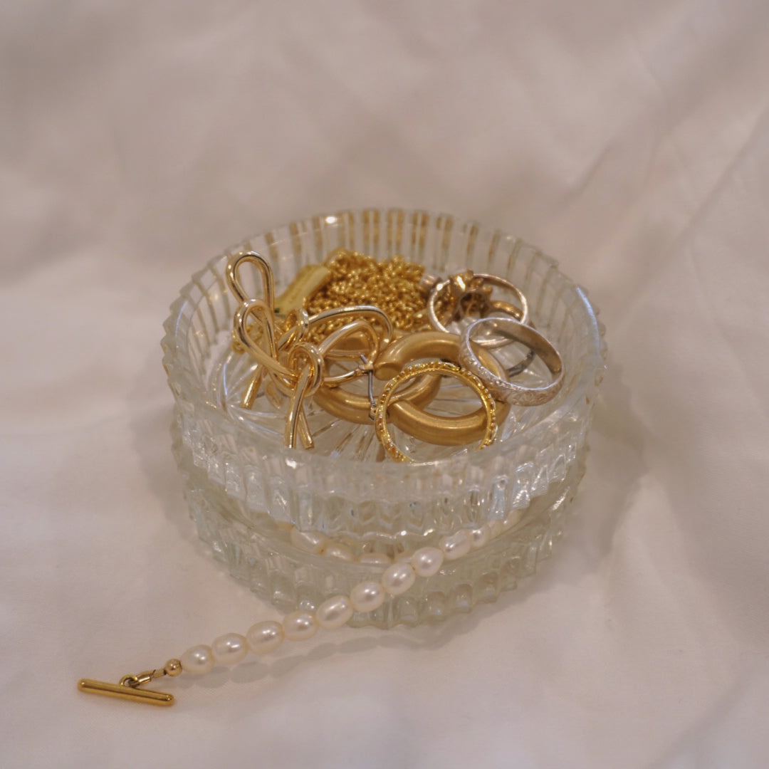 Vintage Glass Jewelry Holders