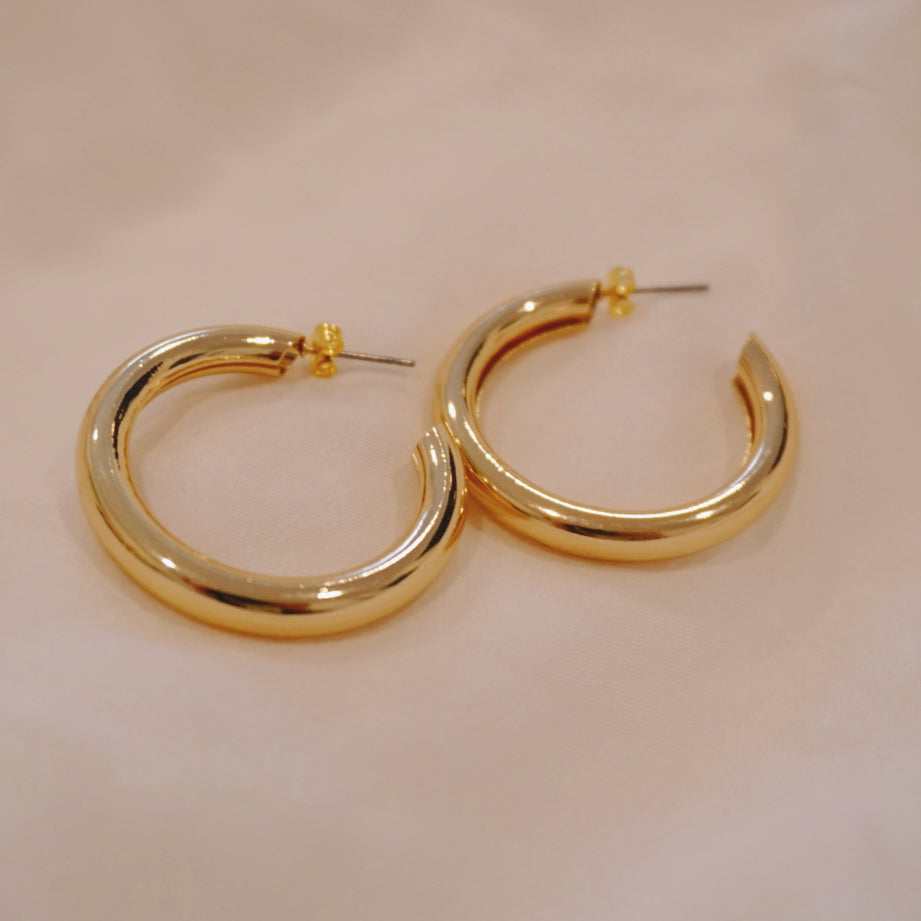 Vintage Gold Hoops (Large)