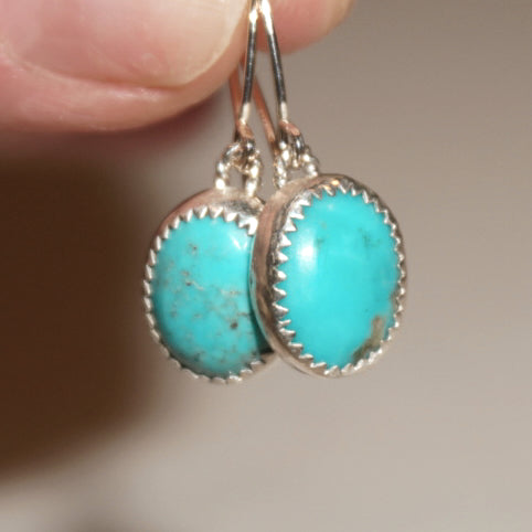 Sterling Silver Turquoise Earrings