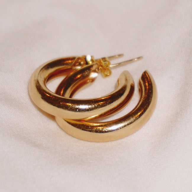 Vintage Gold Hoops (Small)