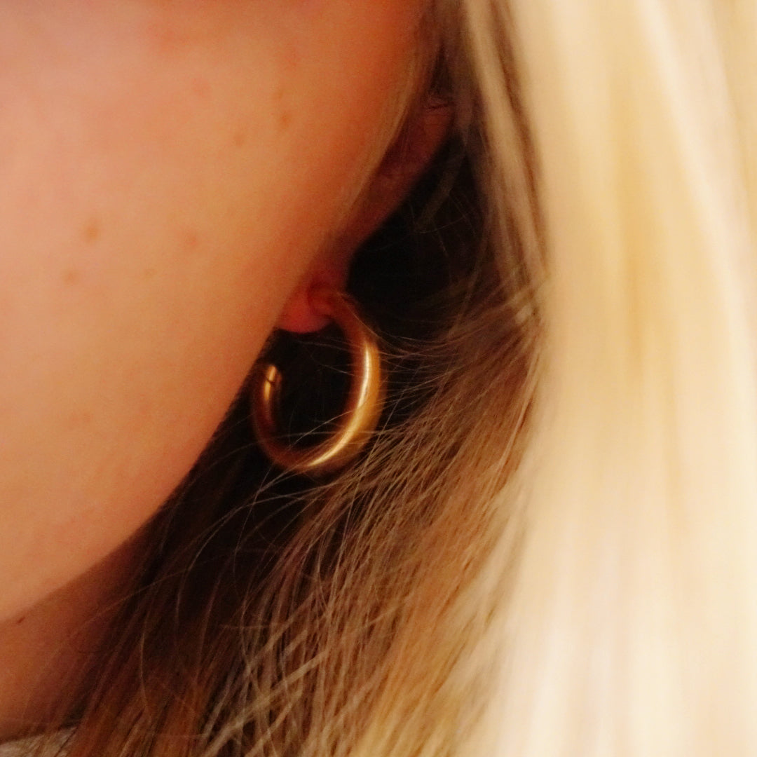 Vintage Gold Hoops (Small)