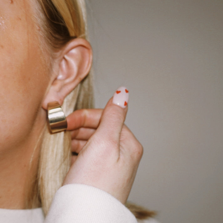 Vintage Gold Hoops