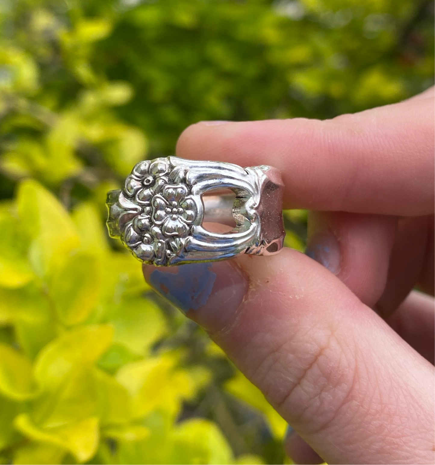 “Eternally Yours” Spoon Ring