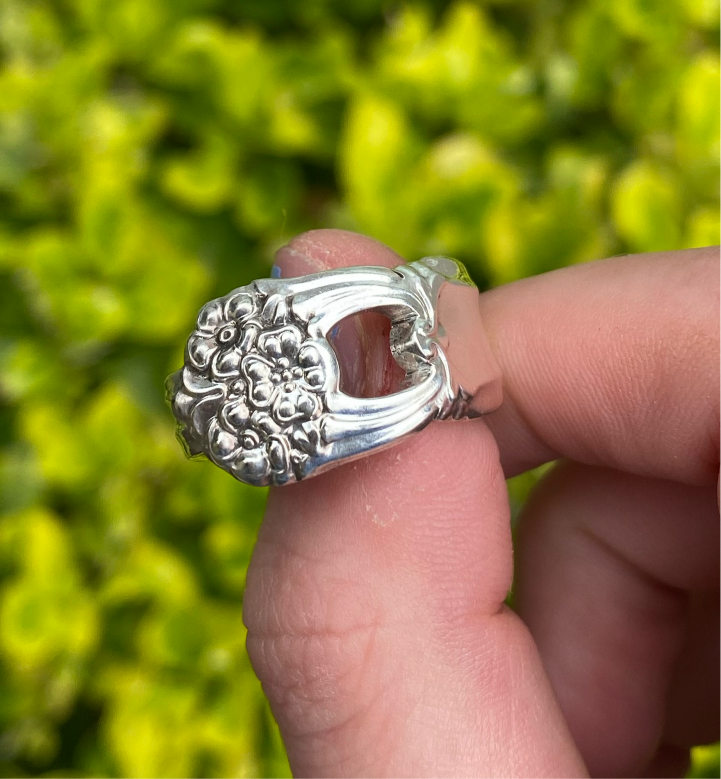 “Eternally Yours” Spoon Ring