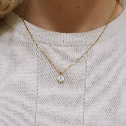 Vintage Dainty Diamond Necklace