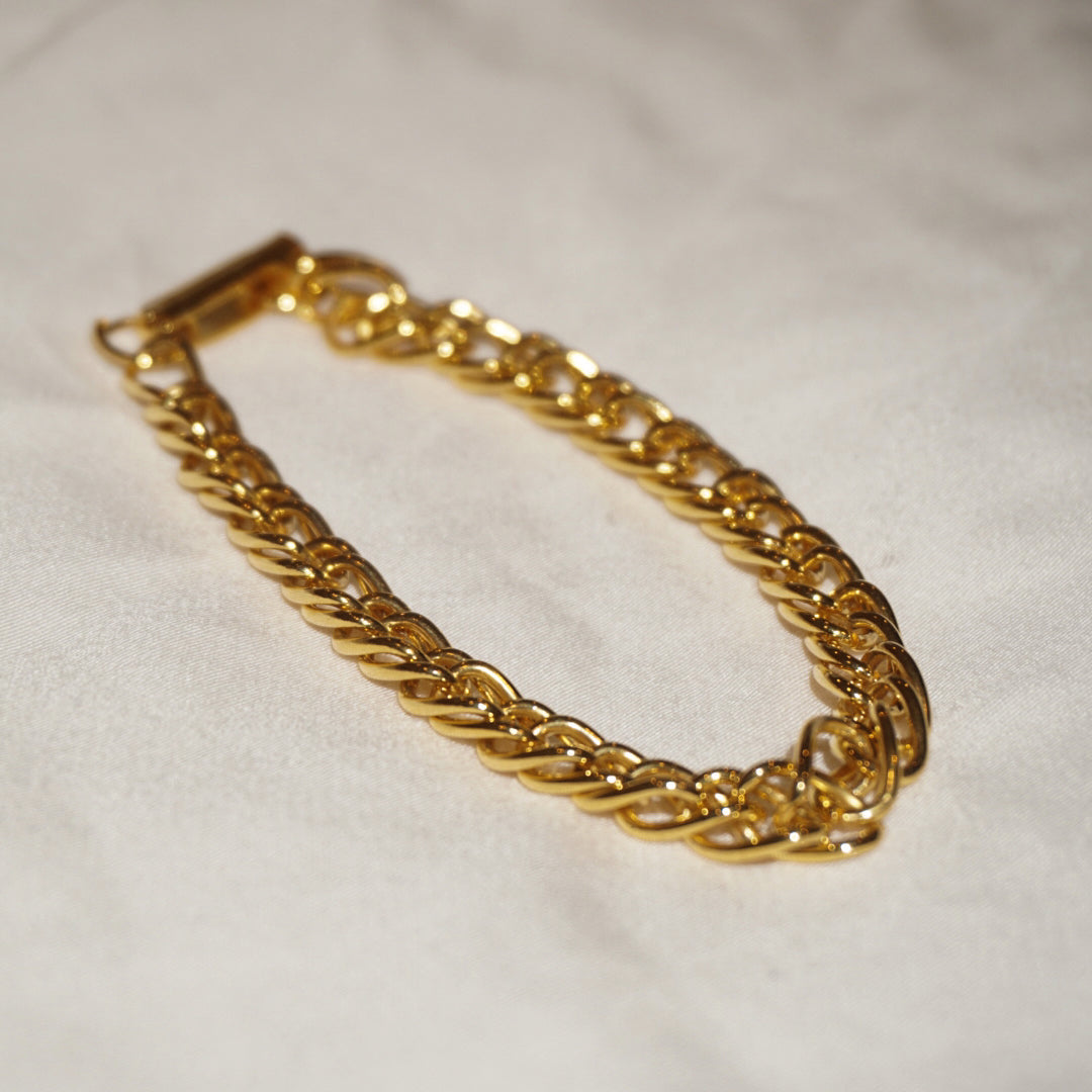 Vintage Gold Chain Bracelet