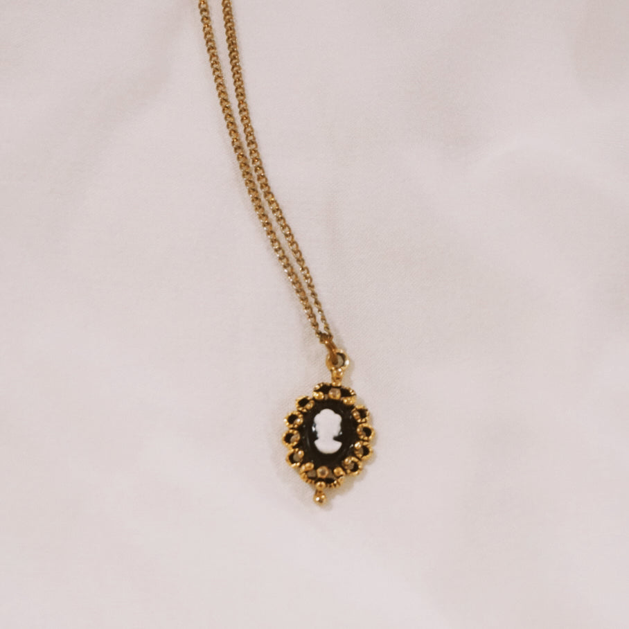 Vintage Victorian Silhouette Necklace